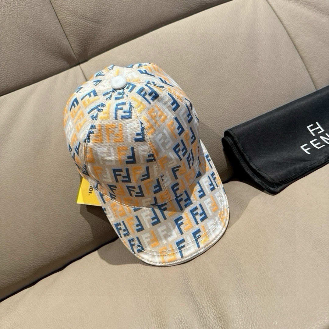 FENDI Luxury Designer Hats Fashion Baseball Cap Men And Women Sports Street Caps Forward Caps Sun Prevent Baseball Cap Outdoor Hat For Men Casquette Adjustable To Fit Hats With Box