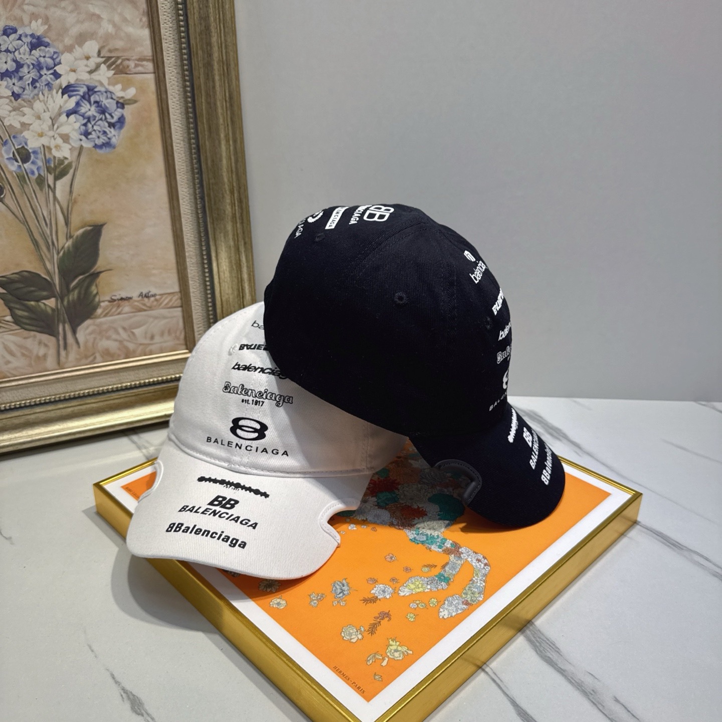 BALENCIAGA Luxury Designer Fashion Letter Print Baseball Cap Men And Women Sports Street Caps Forward Caps Sun Prevent Baseball Cap Outdoor Hat For Men Casquette Adjustable To Fit Hats With Box