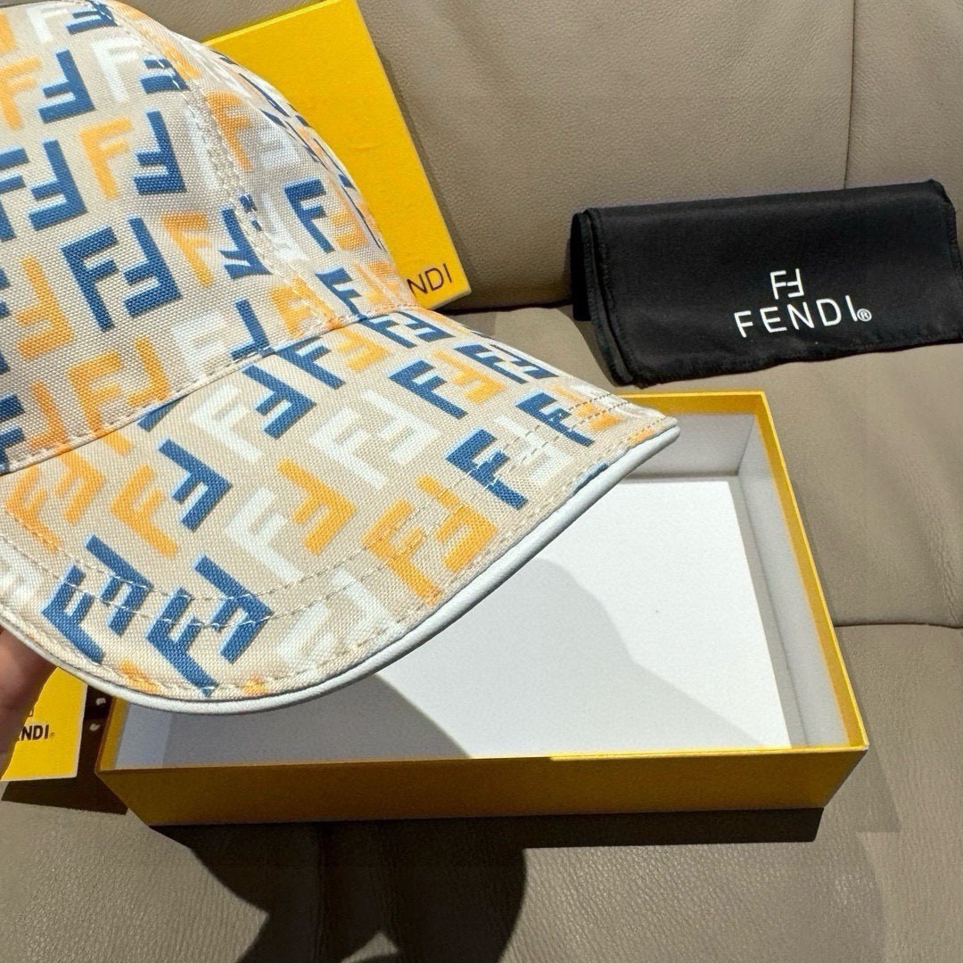 FENDI Luxury Designer Hats Fashion Baseball Cap Men And Women Sports Street Caps Forward Caps Sun Prevent Baseball Cap Outdoor Hat For Men Casquette Adjustable To Fit Hats With Box