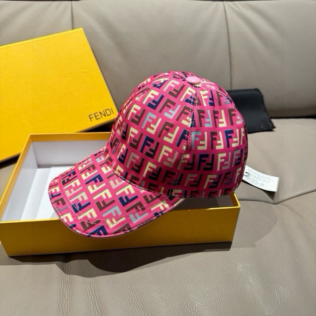 FENDI Luxury Designer Hats Fashion Baseball Cap Men And Women Sports Street Caps Forward Caps Sun Prevent Baseball Cap Outdoor Hat For Men Casquette Adjustable To Fit Hats With Box