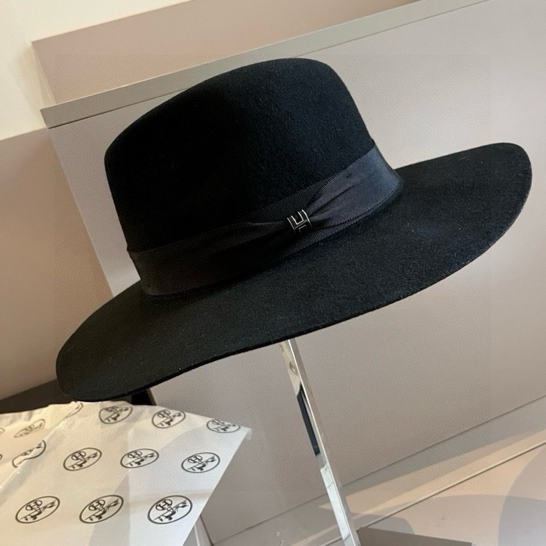 Hermes Wide Brim Hats Designer Women Big Brim Hat Unisex Womens Felt Hat Vintage Jazz Mens Hat Outdoor Dress Hat With Box