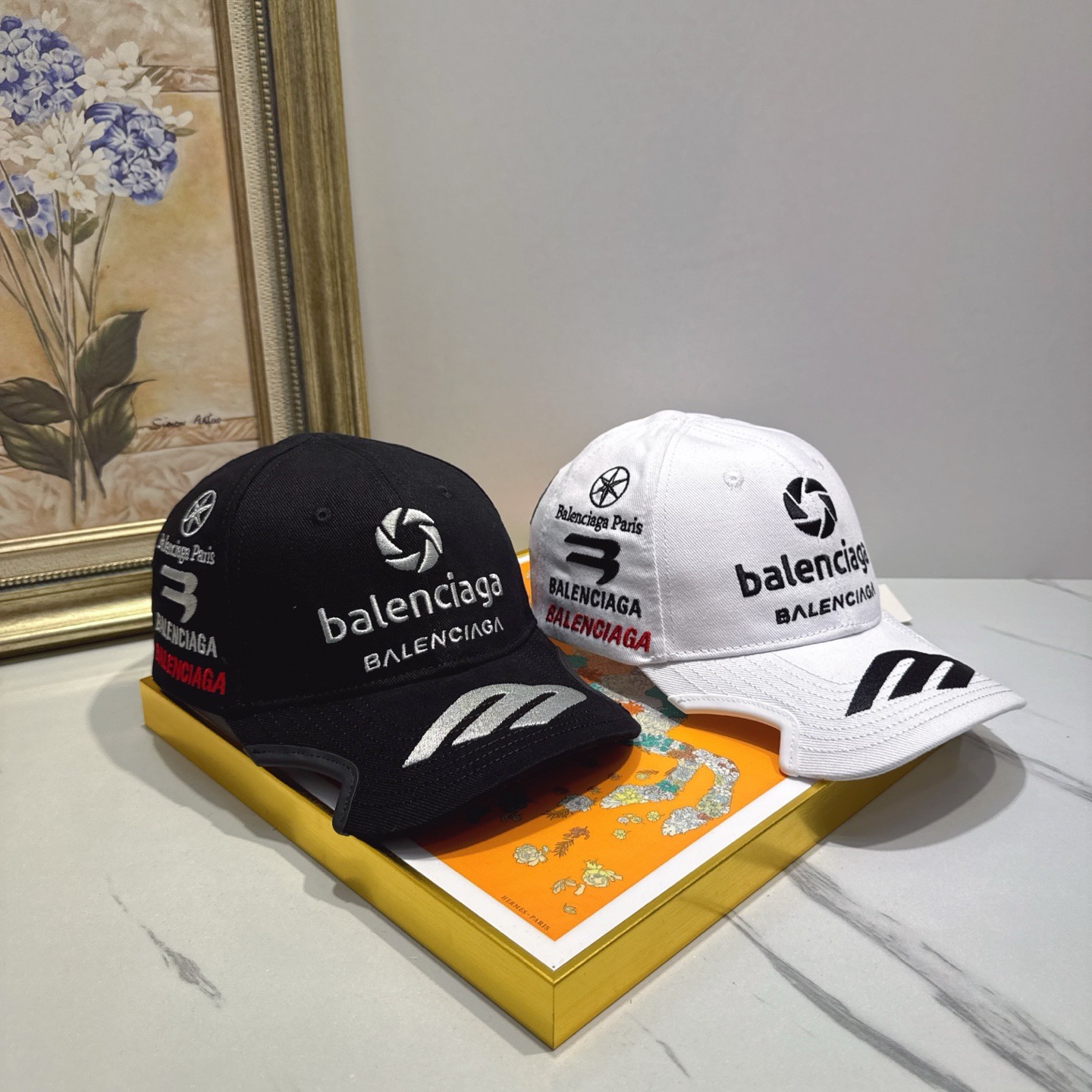 BALENCIAGA Luxury Designer Fashion Letter Embroidery Baseball Cap Men And Women Sports Street Caps Forward Caps Sun Prevent Baseball Cap Outdoor Hat For Men Casquette Adjustable To Fit Hats With Box