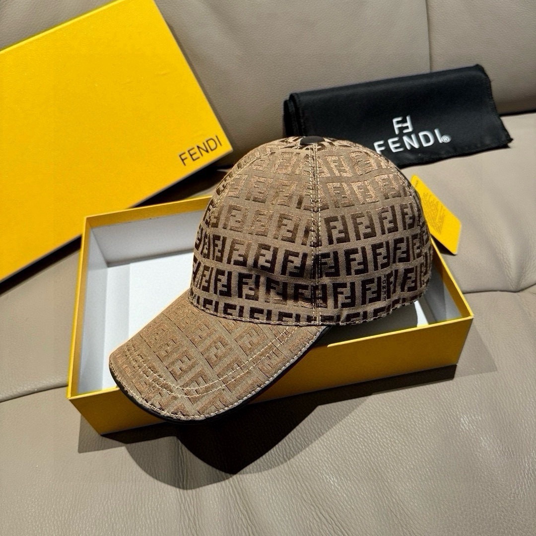FENDI Luxury Designer Hats Fashion Baseball Cap Men And Women Sports Street Caps Forward Caps Sun Prevent Baseball Cap Outdoor Hat For Men Casquette Adjustable To Fit Hats With Box
