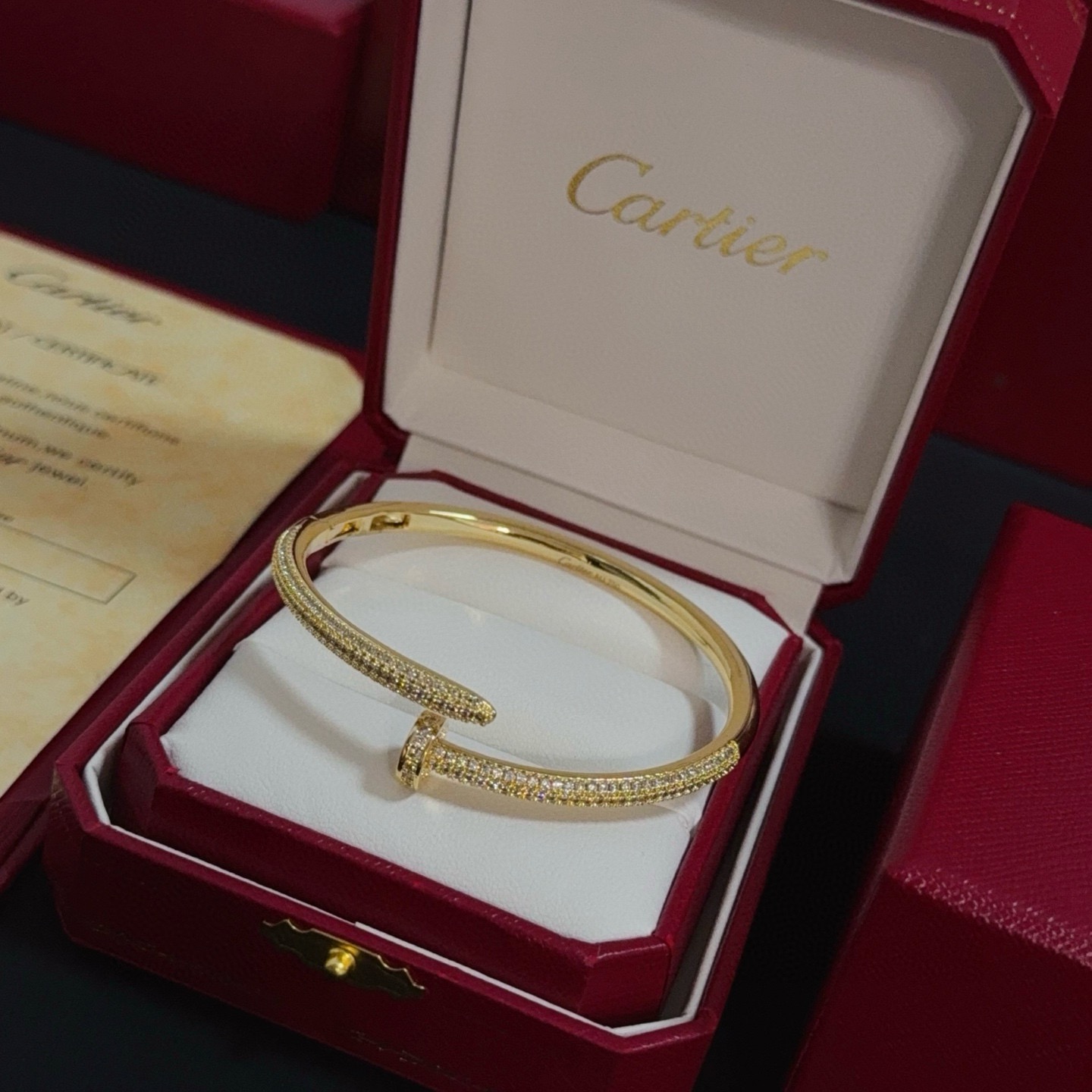 Cartier Designer Nail Bracelet High Quality Bracelet Fashionable Luxury Jewelry For Women's Classic Luxury Wedding Party Accessories Valentines Day Christmas Birthday Gift