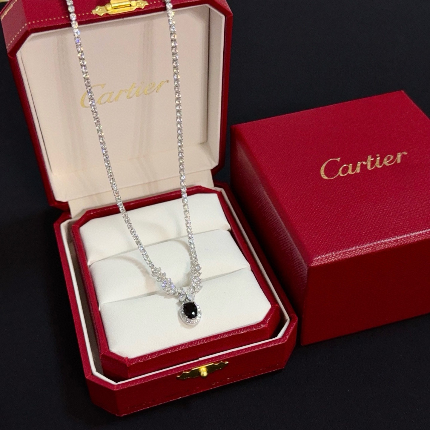 Cartier Luxury Necklace Elegant Necklaces Diamond Encrusted Necklace Designer Necklaces Women Top Quality Pendant Fashion Jewellery Designer For Women Gifts For Her Valentines Day Christmas Birthday Gift
