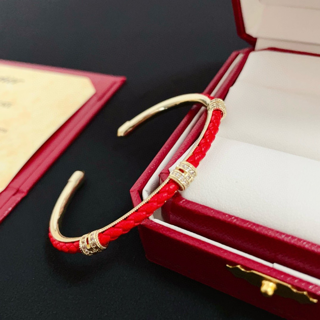 Cartier Designer Bamboo Joint Bracelet High Quality Bracelet Fashionable Luxury Jewelry For Women's Classic Luxury Wedding Party Accessories Valentines Day Christmas Birthday Gift