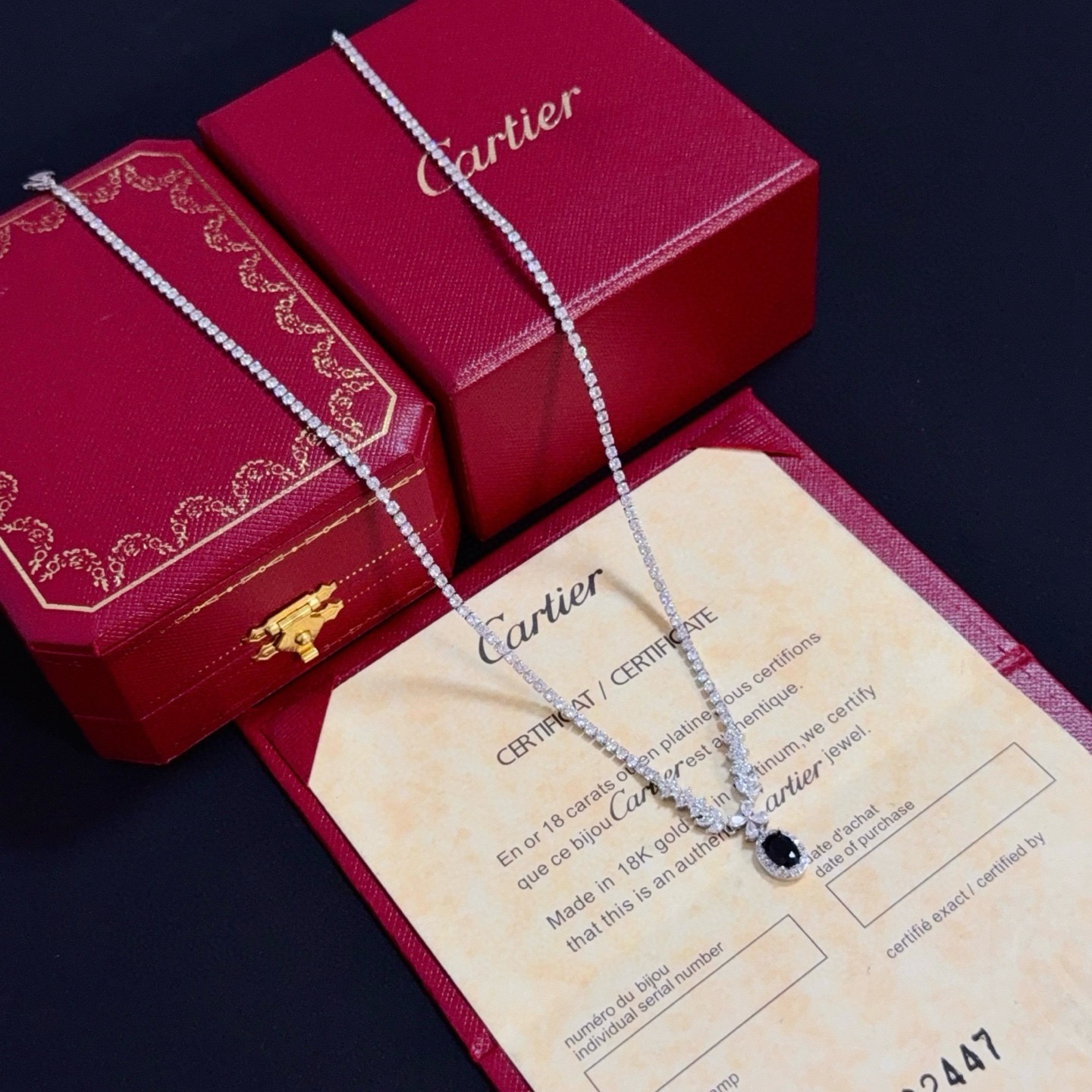 Cartier Luxury Necklace Elegant Necklaces Diamond Encrusted Necklace Designer Necklaces Women Top Quality Pendant Fashion Jewellery Designer For Women Gifts For Her Valentines Day Christmas Birthday Gift