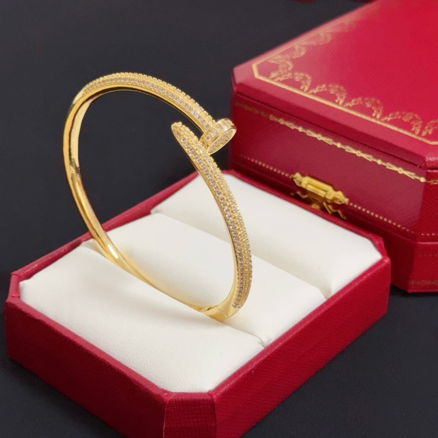 Cartier Designer Nail Bracelet High Quality Bracelet Fashionable Luxury Jewelry For Women's Classic Luxury Wedding Party Accessories Valentines Day Christmas Birthday Gift