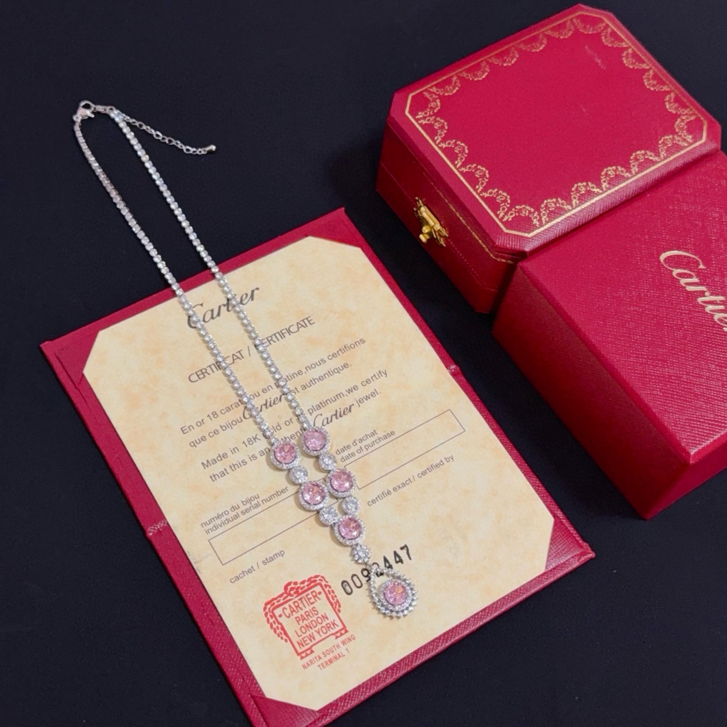 Cartier Luxury Necklace Elegant Necklaces Diamond Encrusted Necklace Designer Necklaces Women Top Quality Pendant Fashion Jewellery Designer For Women Gifts For Her Valentines Day Christmas Birthday Gift