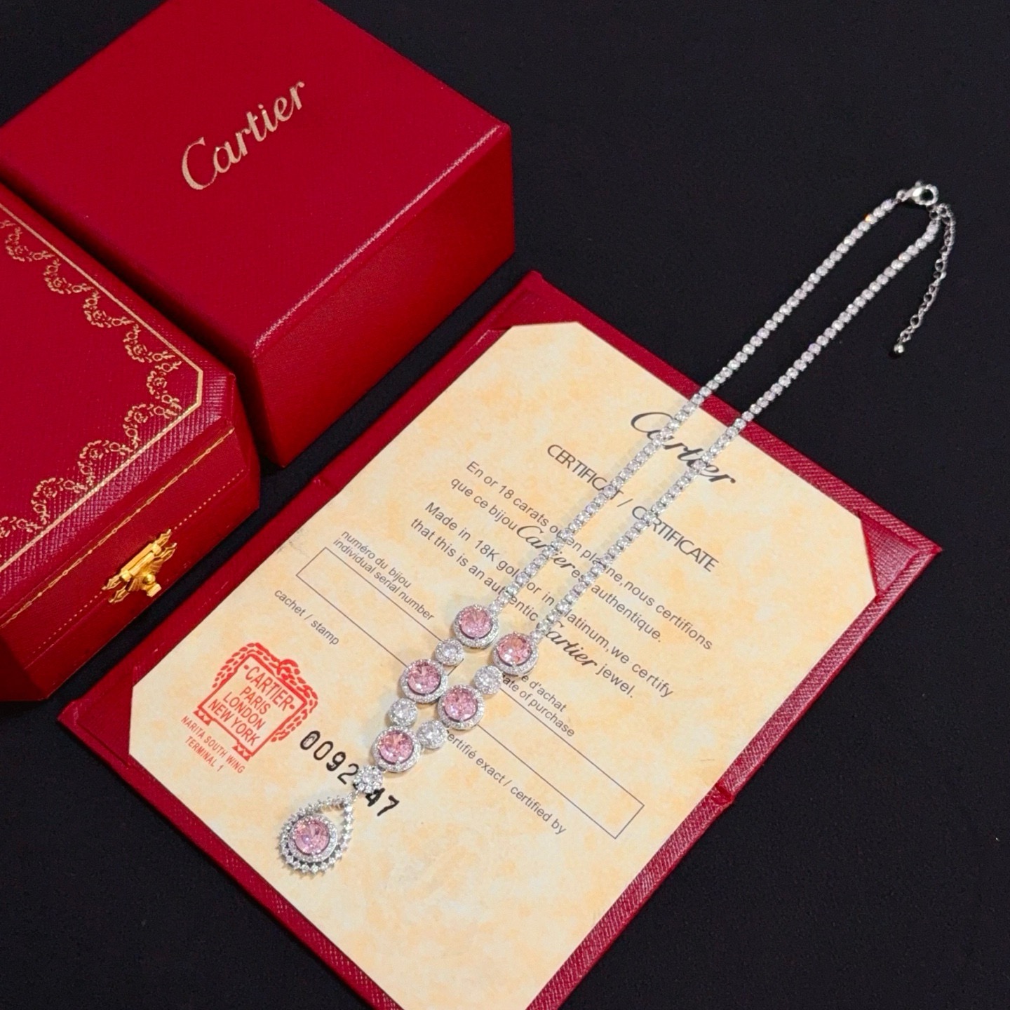 Cartier Luxury Necklace Elegant Necklaces Diamond Encrusted Necklace Designer Necklaces Women Top Quality Pendant Fashion Jewellery Designer For Women Gifts For Her Valentines Day Christmas Birthday Gift