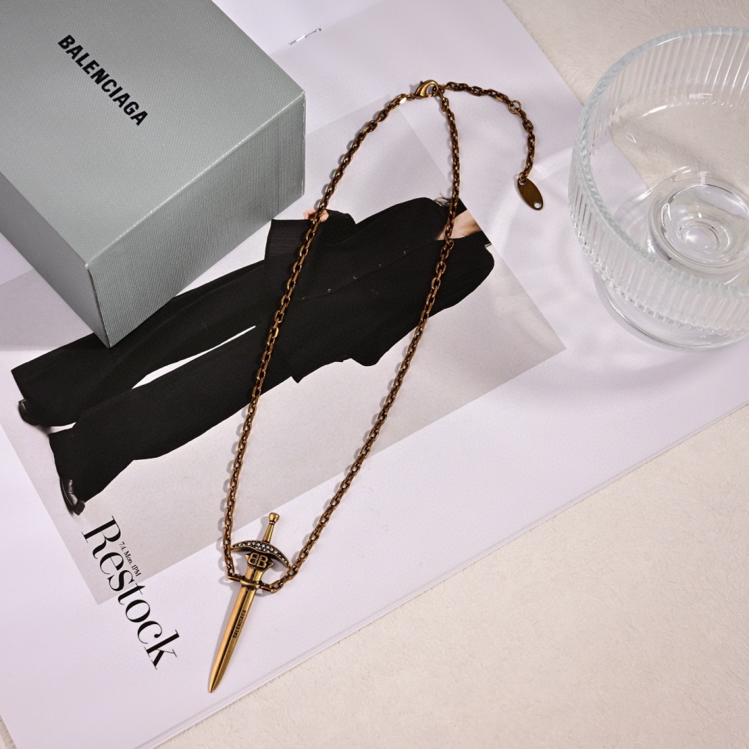 BALENCIAGA Luxury Necklace Elegant Necklaces Designer Necklaces Women Men Top Quality Pendant Fashion Jewellery Designer For Women Men Gifts For Her Valentines Day Christmas Birthday Gift
