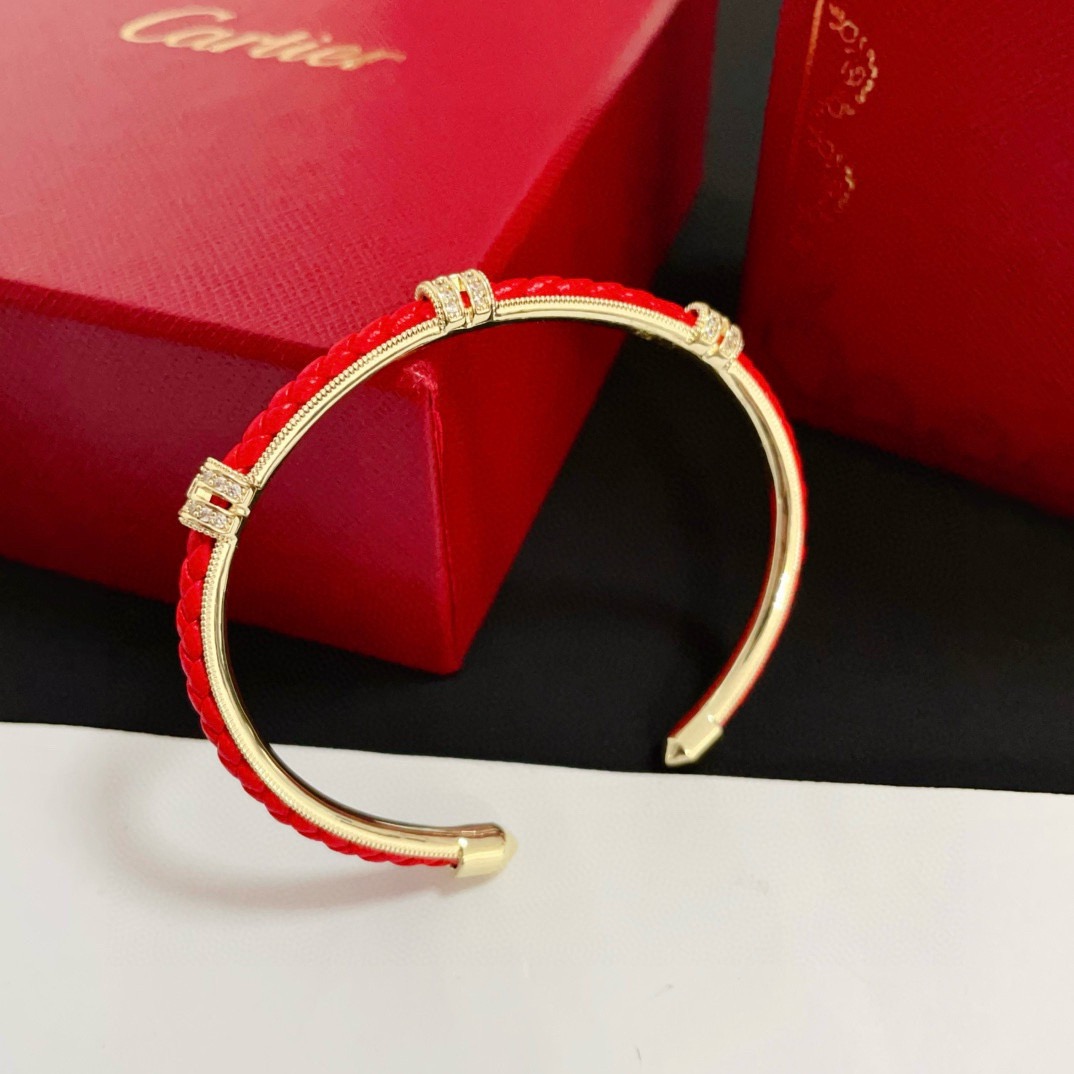 Cartier Designer Bamboo Joint Bracelet High Quality Bracelet Fashionable Luxury Jewelry For Women's Classic Luxury Wedding Party Accessories Valentines Day Christmas Birthday Gift