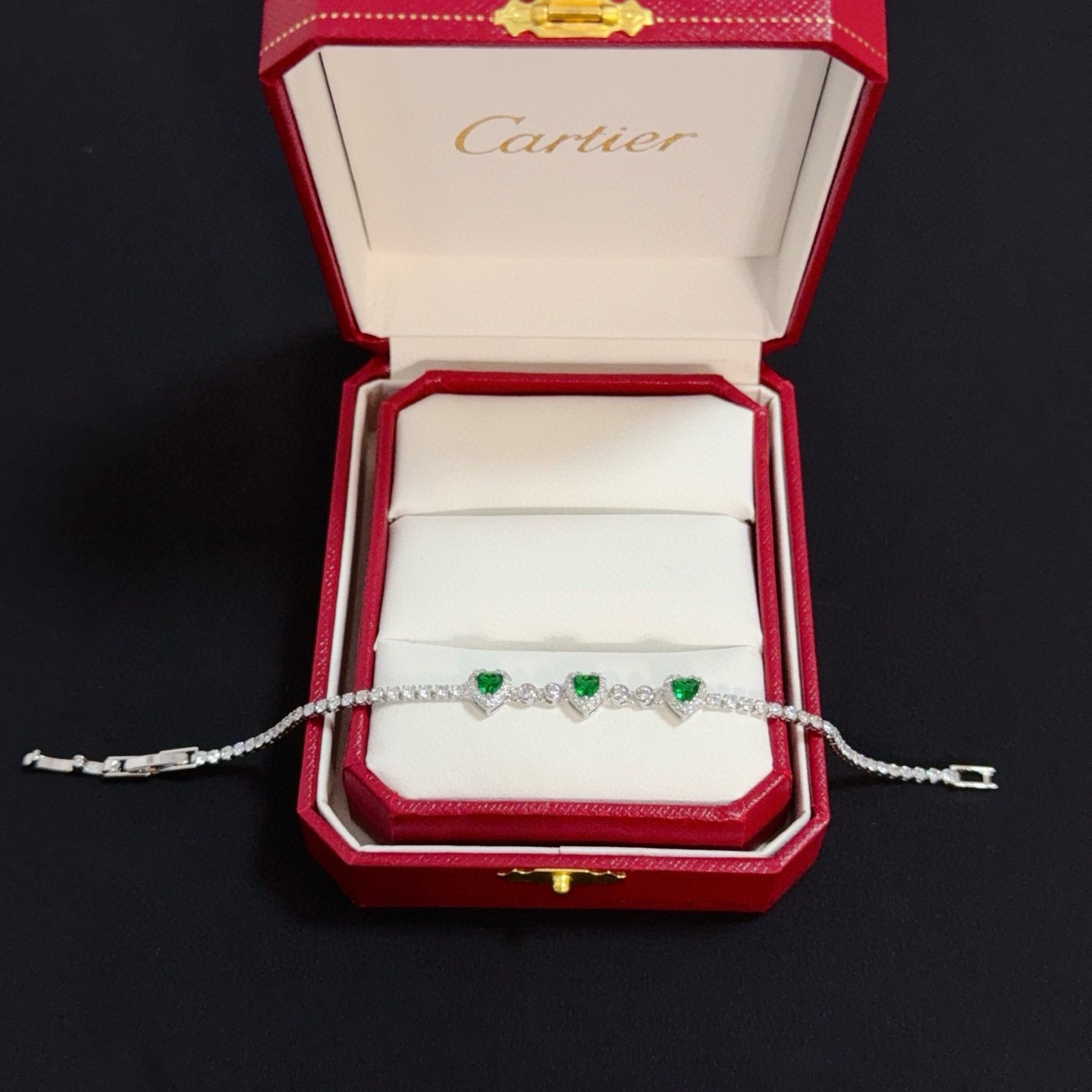 Cartier Designer Diamond Encrusted Chain Bracelet High Quality Chain Bracelet Fashionable Luxury Jewelry For Women's Classic Luxury Wedding Party Accessories Valentines Day Christmas Birthday Gift