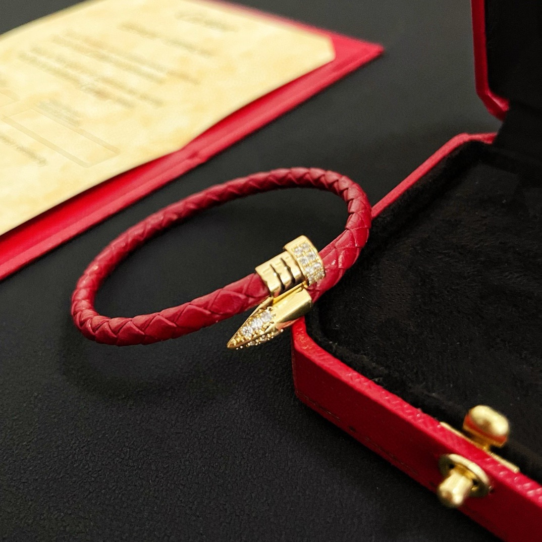 Cartier Designer Nail Bracelet High Quality Bracelet Fashionable Luxury Jewelry For Women's Classic Luxury Wedding Party Accessories Valentines Day Christmas Birthday Gift