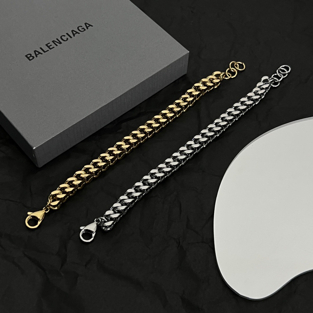 BALENCIAGA Designer Chain Bracelet High Quality Bracelet Fashionable Luxury Jewelry For Women's Men Classic Luxury Wedding Party Accessories Valentines Day Christmas Birthday Gift