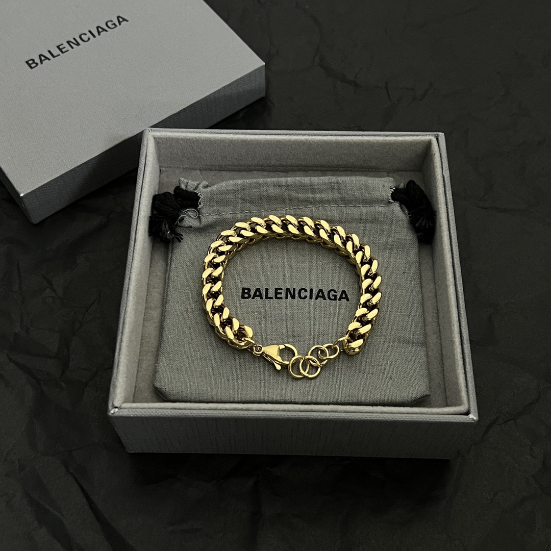 BALENCIAGA Designer Chain Bracelet High Quality Bracelet Fashionable Luxury Jewelry For Women's Men Classic Luxury Wedding Party Accessories Valentines Day Christmas Birthday Gift