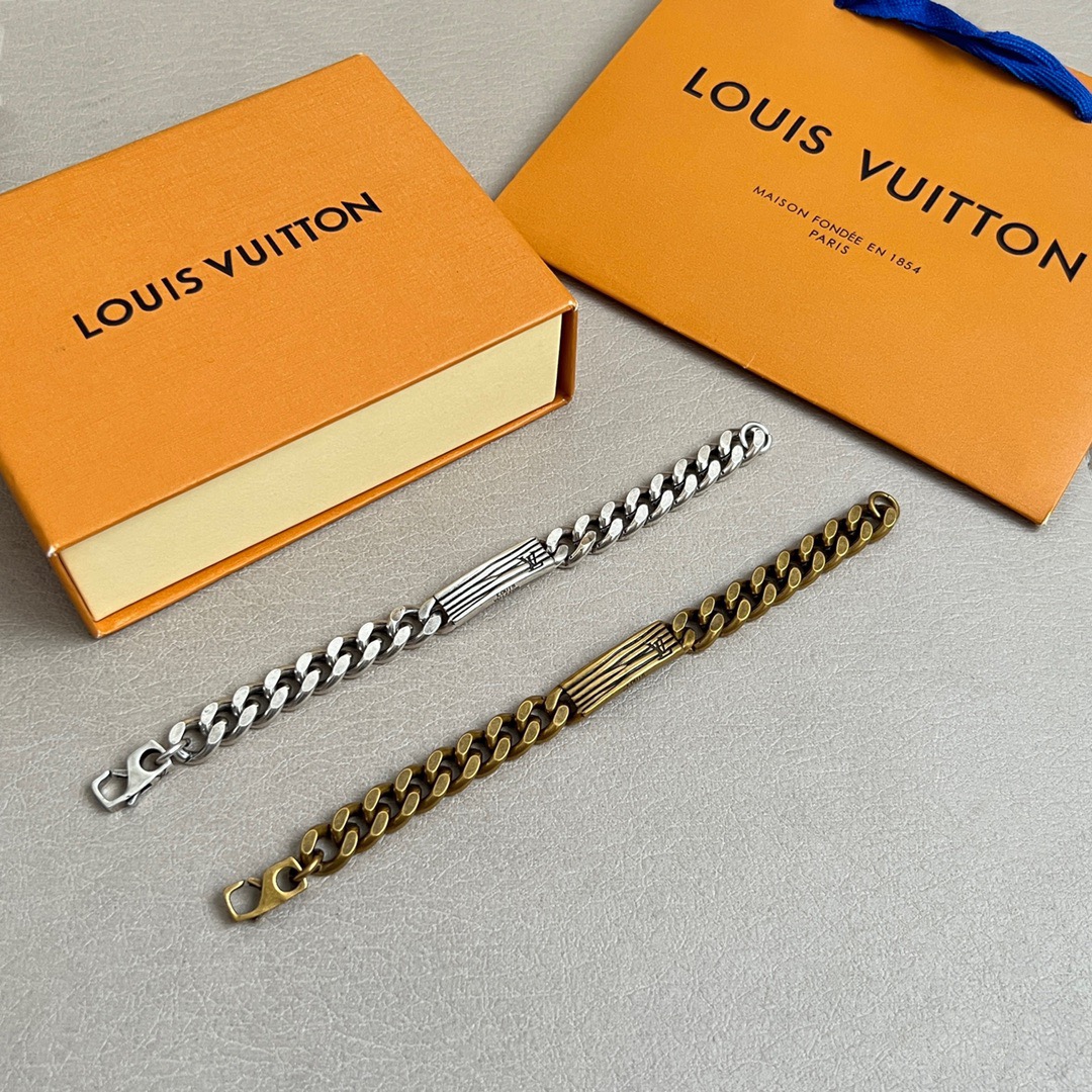 LV Designer Chain Bracelet High Quality Bracelet Fashionable Luxury Jewelry For Women's Men Classic Luxury Wedding Party Accessories Valentines Day Christmas Birthday Gift