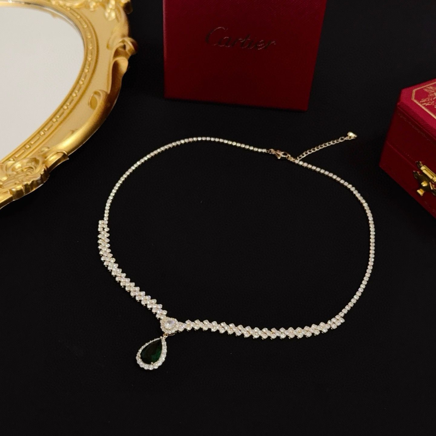 Cartier Luxury Necklace Elegant Necklaces Diamond Encrusted Necklace Designer Necklaces Women Top Quality Pendant Fashion Jewellery Designer For Women Gifts For Her Valentines Day Christmas Birthday Gift