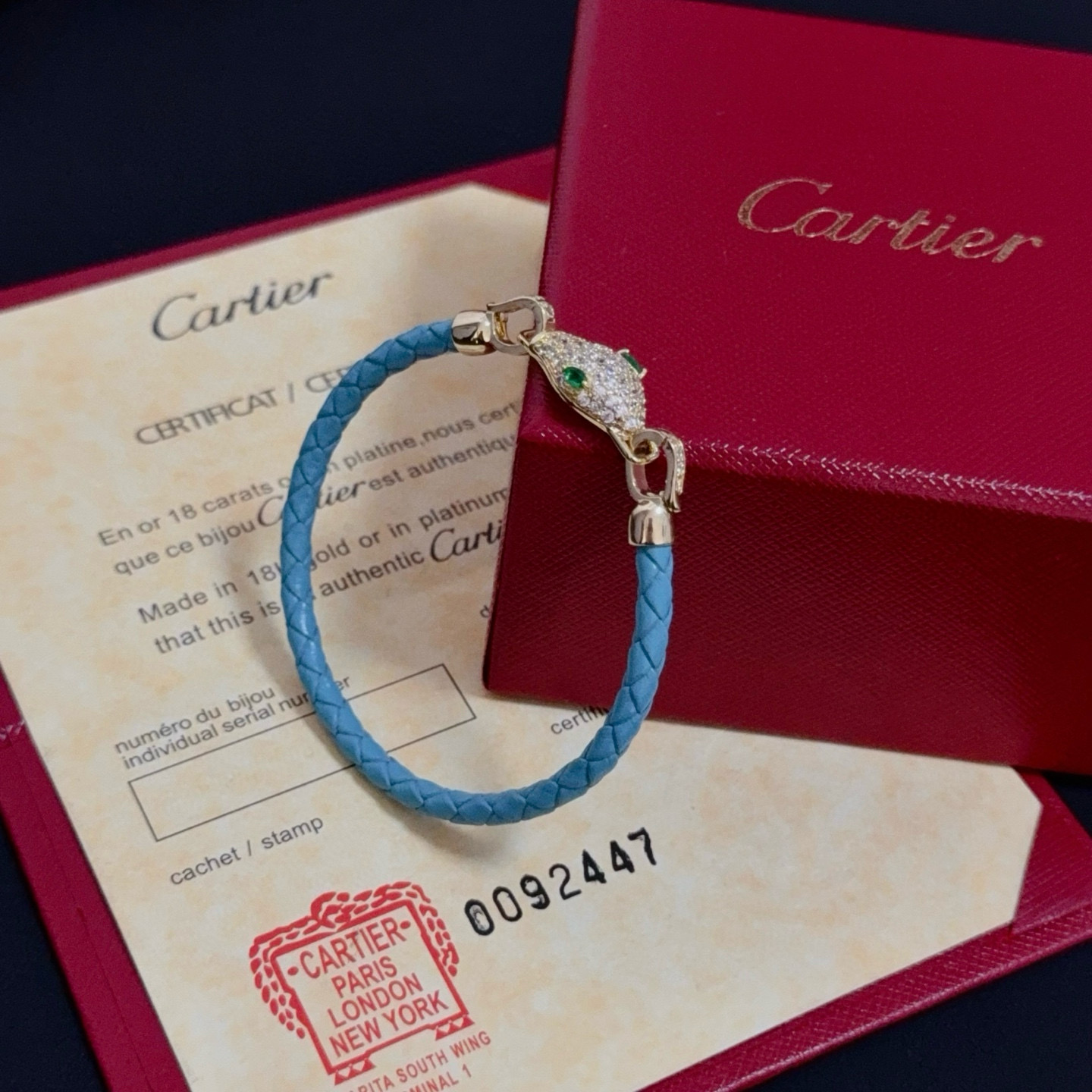 Cartier Designer Snakehead Diamond Studded Leather Rope Bracelet High Quality Bracelet Fashionable Luxury Jewelry For Women's Men Classic Luxury Wedding Party Accessories Valentines Day Christmas Birthday Gift