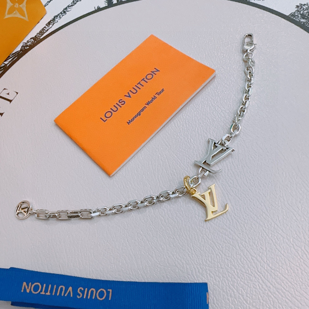 LV Designer Chain Bracelet High Quality Bracelet Fashionable Luxury Jewelry For Women's Men Classic Luxury Wedding Party Accessories Valentines Day Christmas Birthday Gift