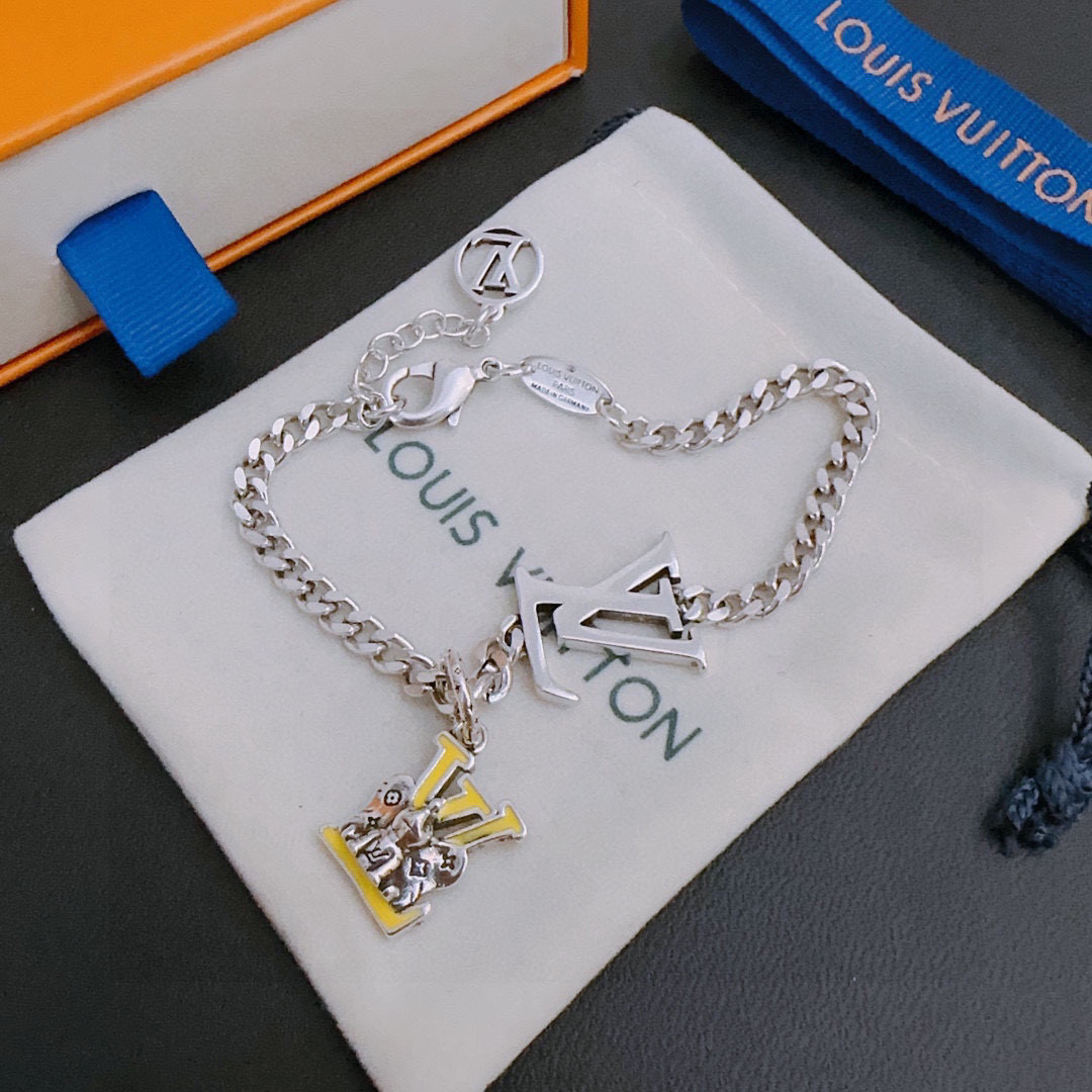 LV Designer Chain Bracelet High Quality Bracelet Fashionable Luxury Jewelry For Women's Men Classic Luxury Wedding Party Accessories Valentines Day Christmas Birthday Gift