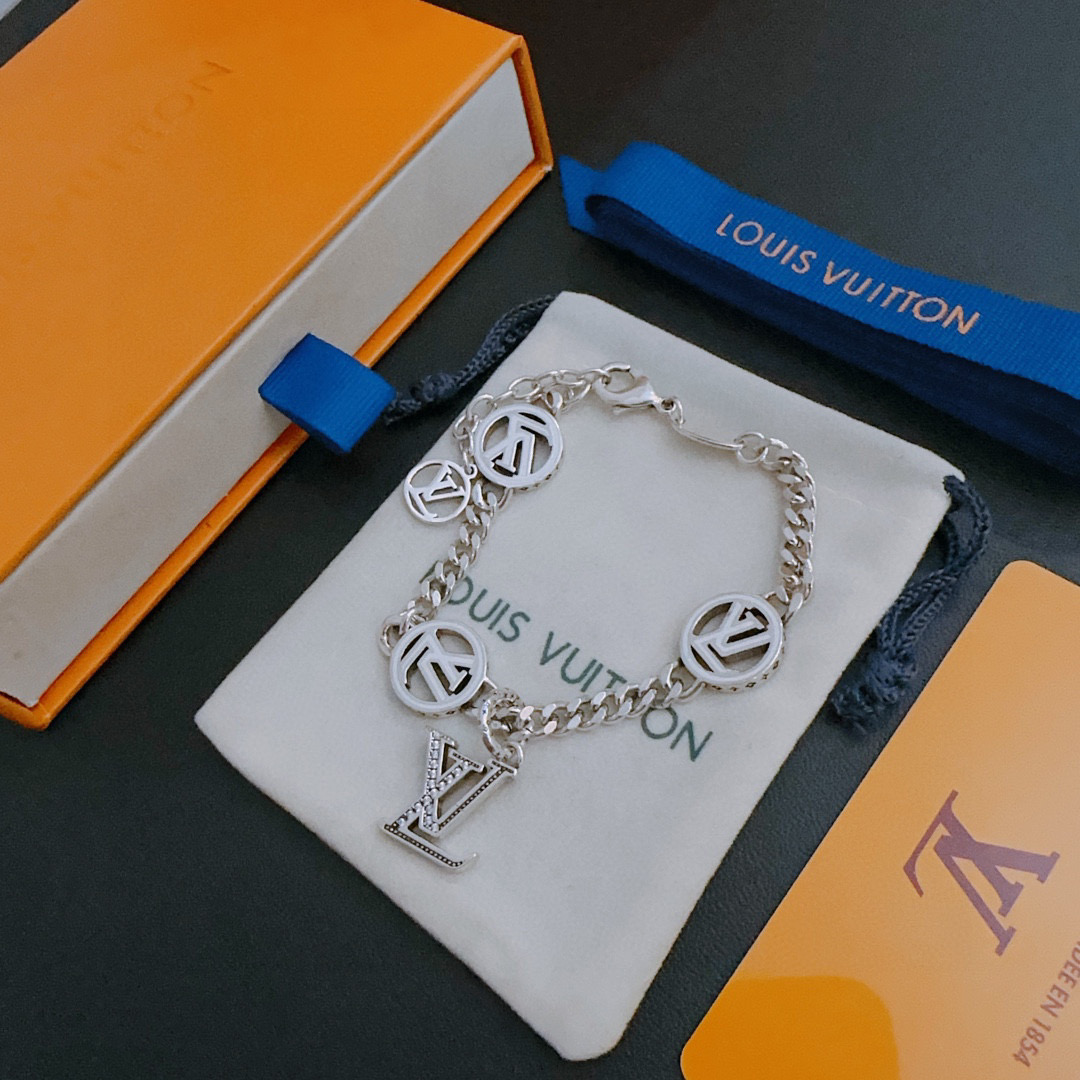 LV Designer Chain Bracelet High Quality Bracelet Fashionable Luxury Jewelry For Women's Men Classic Luxury Wedding Party Accessories Valentines Day Christmas Birthday Gift