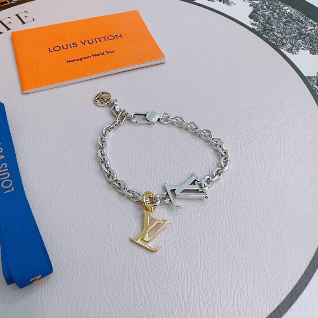 LV Designer Chain Bracelet High Quality Bracelet Fashionable Luxury Jewelry For Women's Men Classic Luxury Wedding Party Accessories Valentines Day Christmas Birthday Gift