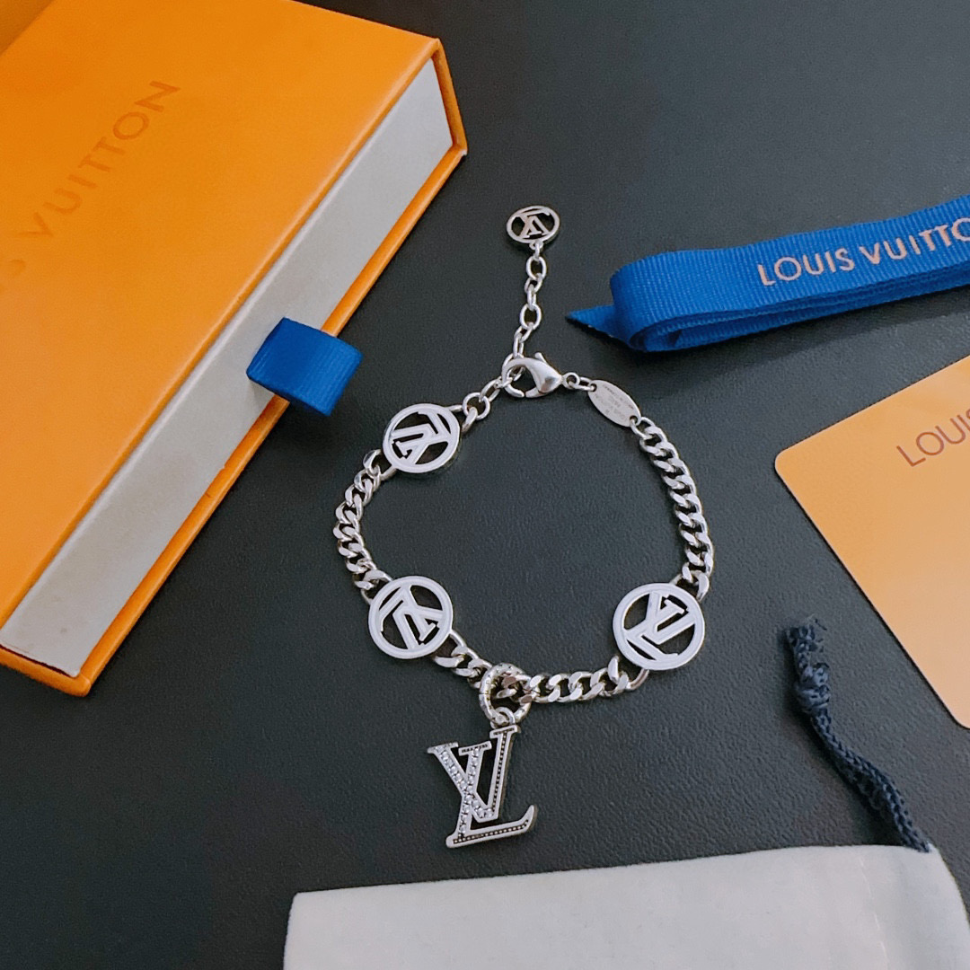 LV Designer Chain Bracelet High Quality Bracelet Fashionable Luxury Jewelry For Women's Men Classic Luxury Wedding Party Accessories Valentines Day Christmas Birthday Gift