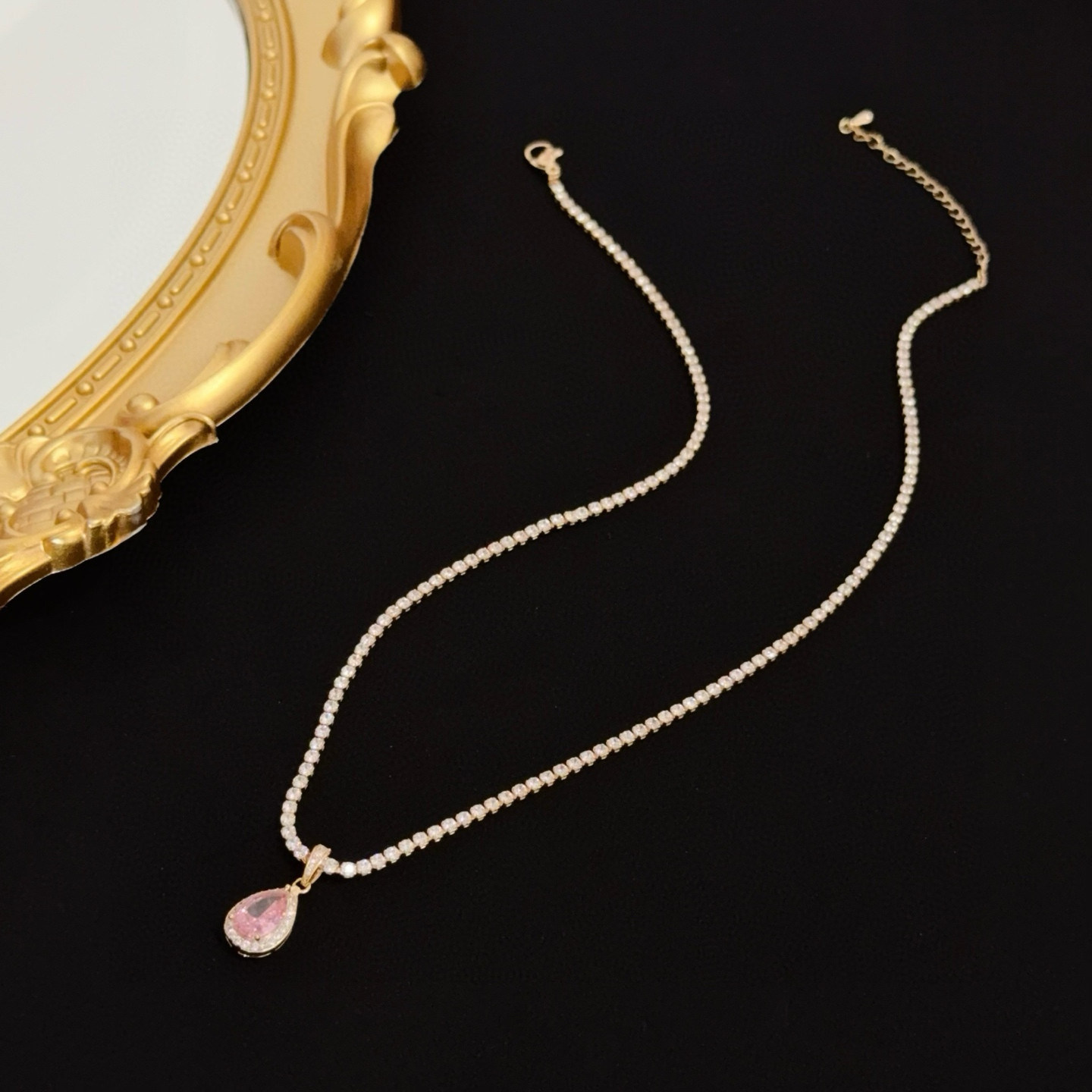 Cartier Luxury Necklace Elegant Necklaces Designer Diamond Inlaid Pink Diamond Necklace Women Top Quality Pendant Fashion Jewellery Designer For Women Gifts For Her Valentines Day Christmas Birthday Gift