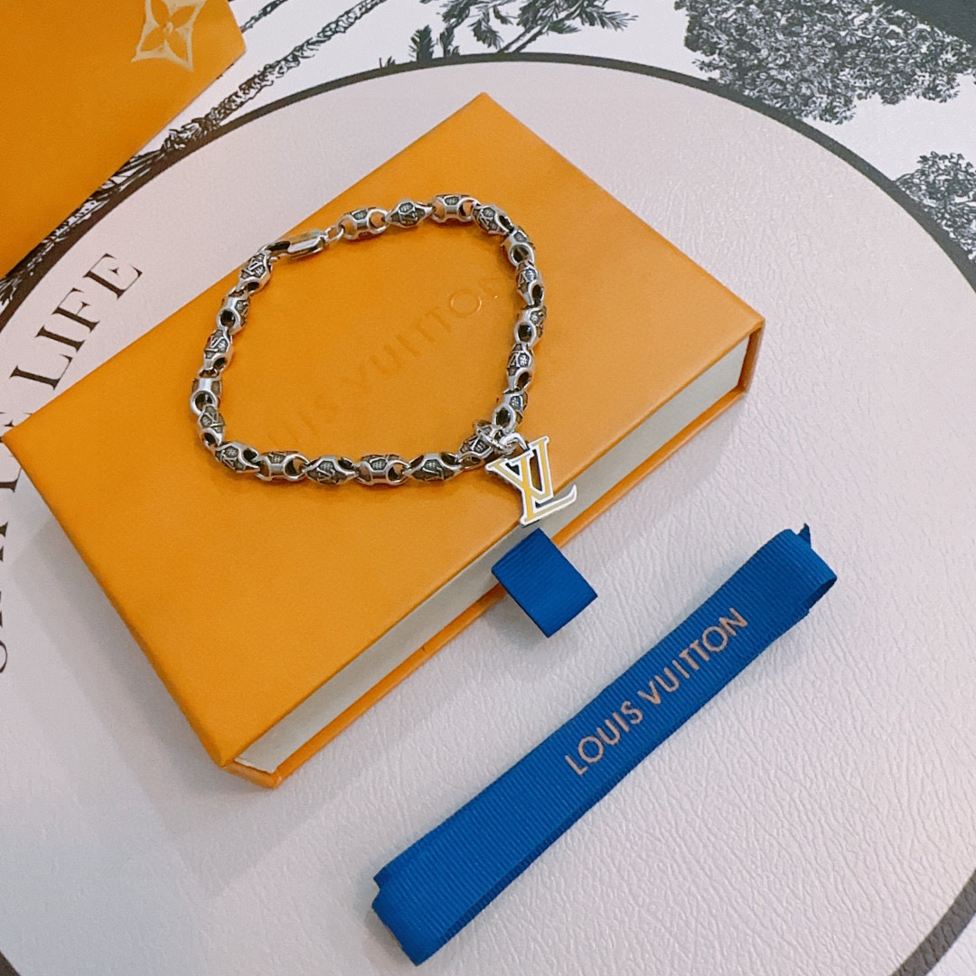 LV Designer Chain Bracelet High Quality Bracelet Fashionable Luxury Jewelry For Women's Men Classic Luxury Wedding Party Accessories Valentines Day Christmas Birthday Gift