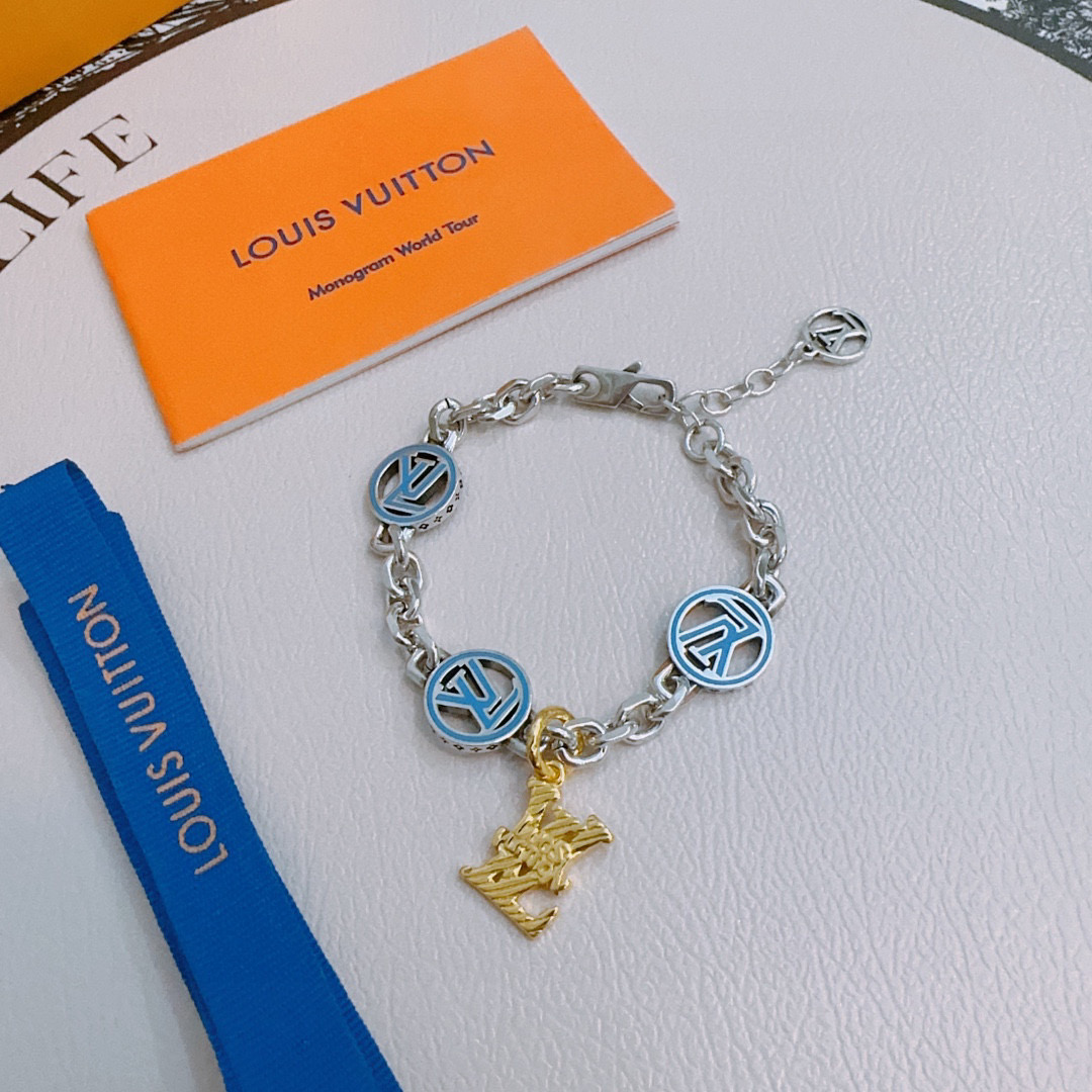 LV Designer Chain Bracelet High Quality Bracelet Fashionable Luxury Jewelry For Women's Men Classic Luxury Wedding Party Accessories Valentines Day Christmas Birthday Gift