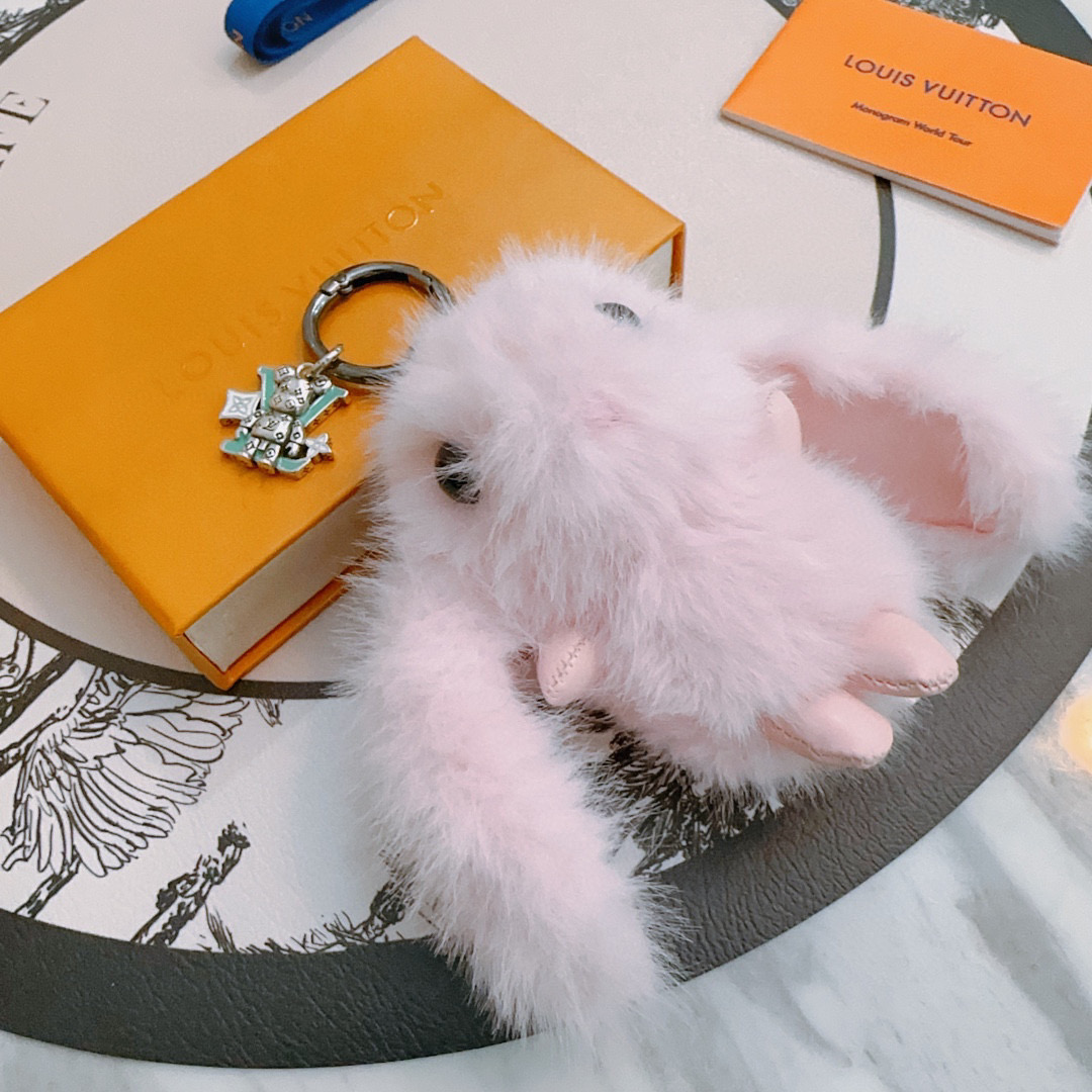 LV Luxury Brand Men's And Women's Style Classic Key Chain Cool Anger Forest Modeling Design Fashion Pendant Decor Key Chain Best Gift