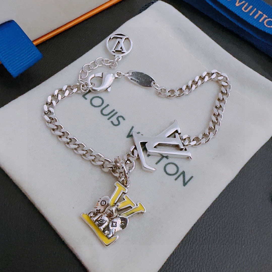 LV Designer Chain Bracelet High Quality Bracelet Fashionable Luxury Jewelry For Women's Men Classic Luxury Wedding Party Accessories Valentines Day Christmas Birthday Gift