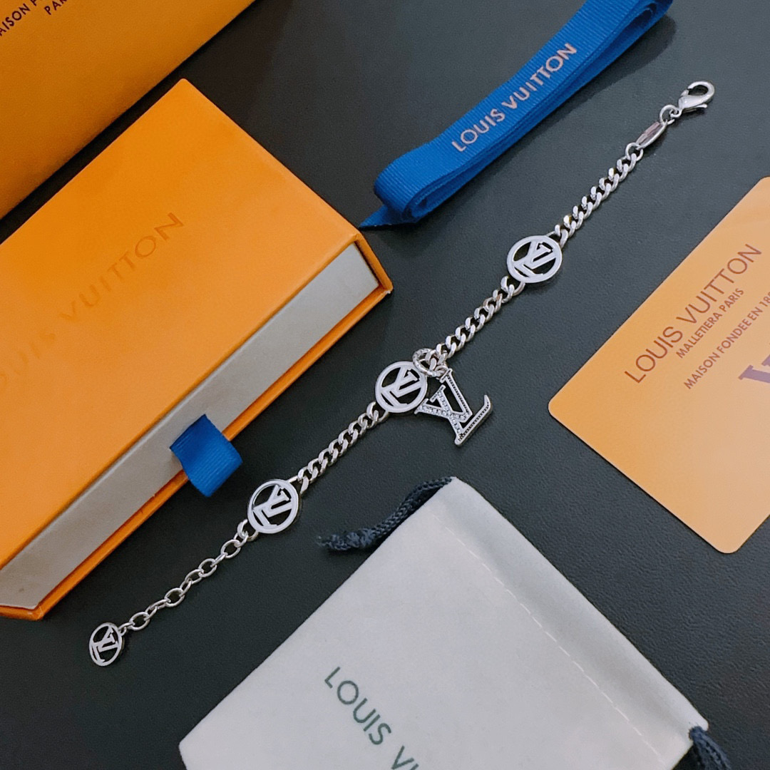 LV Designer Chain Bracelet High Quality Bracelet Fashionable Luxury Jewelry For Women's Men Classic Luxury Wedding Party Accessories Valentines Day Christmas Birthday Gift