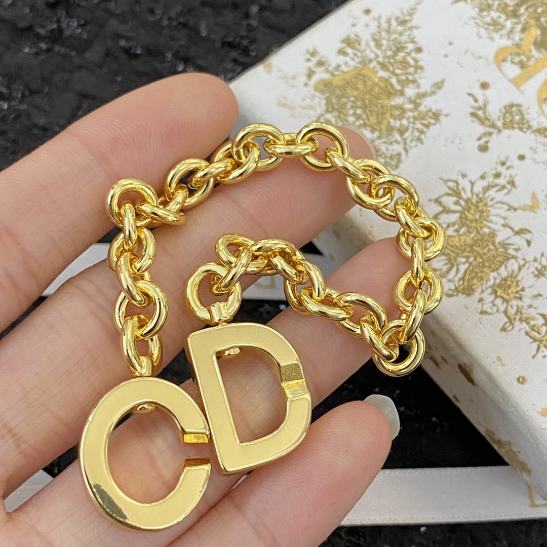 Dior Designer Stereoscopic Alphabet Chain Bracelet High Quality Bracelet Fashionable Luxury Jewelry For Women's Men Classic Luxury Wedding Party Accessories Valentines Day Christmas Birthday Gift