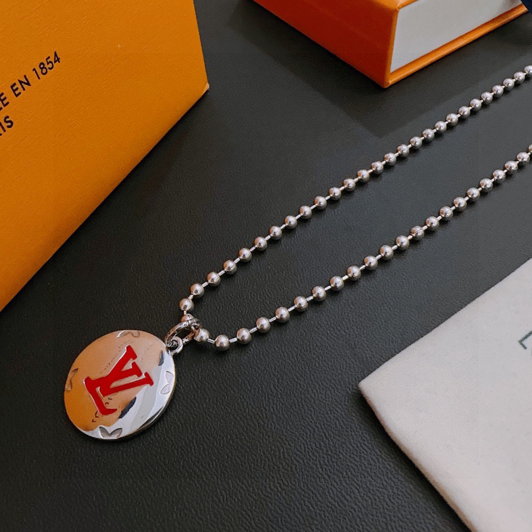 LV Luxury Necklace Elegant Necklaces Designer Letters Necklace Men Women Top Quality Pendant Fashion Jewellery Designer For Women Gifts For Her Valentines Day Christmas Birthday Gift