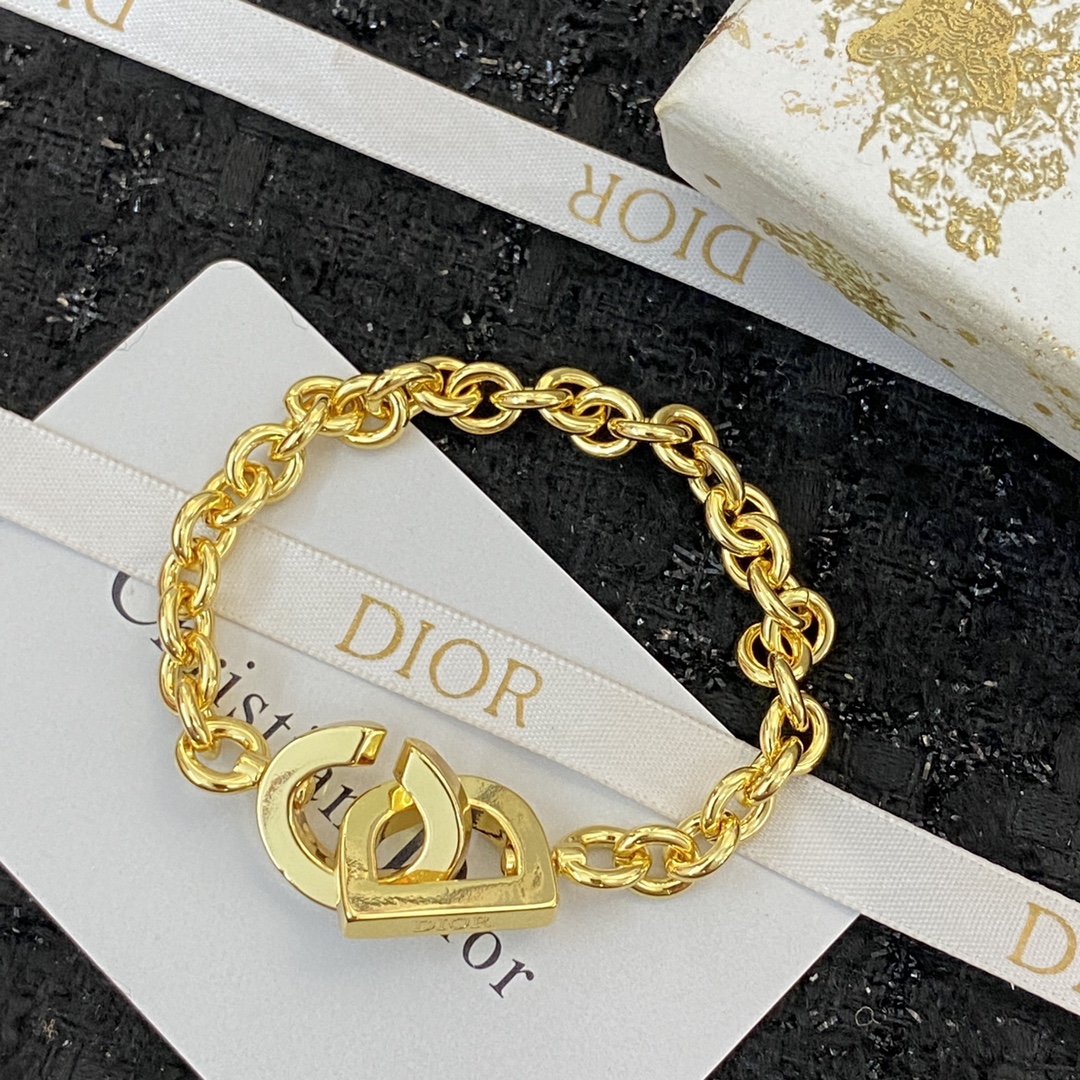 Dior Designer Stereoscopic Alphabet Chain Bracelet High Quality Bracelet Fashionable Luxury Jewelry For Women's Men Classic Luxury Wedding Party Accessories Valentines Day Christmas Birthday Gift