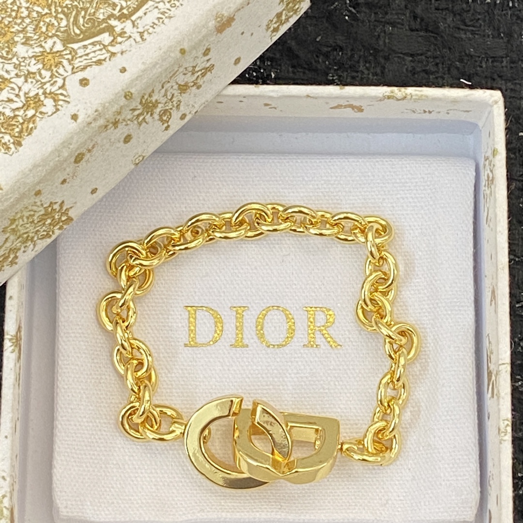 Dior Designer Stereoscopic Alphabet Chain Bracelet High Quality Bracelet Fashionable Luxury Jewelry For Women's Men Classic Luxury Wedding Party Accessories Valentines Day Christmas Birthday Gift