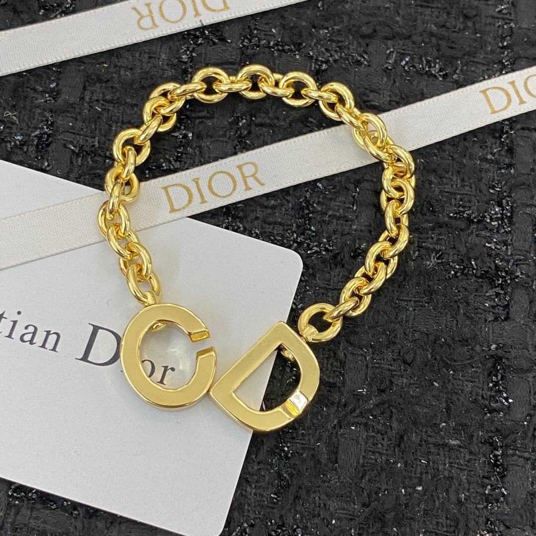Dior Designer Stereoscopic Alphabet Chain Bracelet High Quality Bracelet Fashionable Luxury Jewelry For Women's Men Classic Luxury Wedding Party Accessories Valentines Day Christmas Birthday Gift