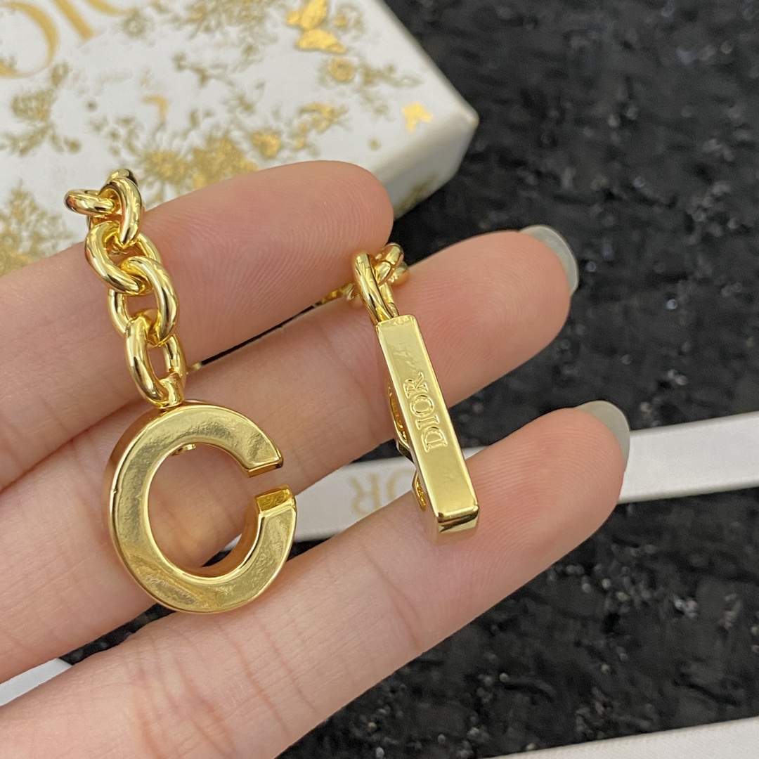 Dior Designer Stereoscopic Alphabet Chain Bracelet High Quality Bracelet Fashionable Luxury Jewelry For Women's Men Classic Luxury Wedding Party Accessories Valentines Day Christmas Birthday Gift