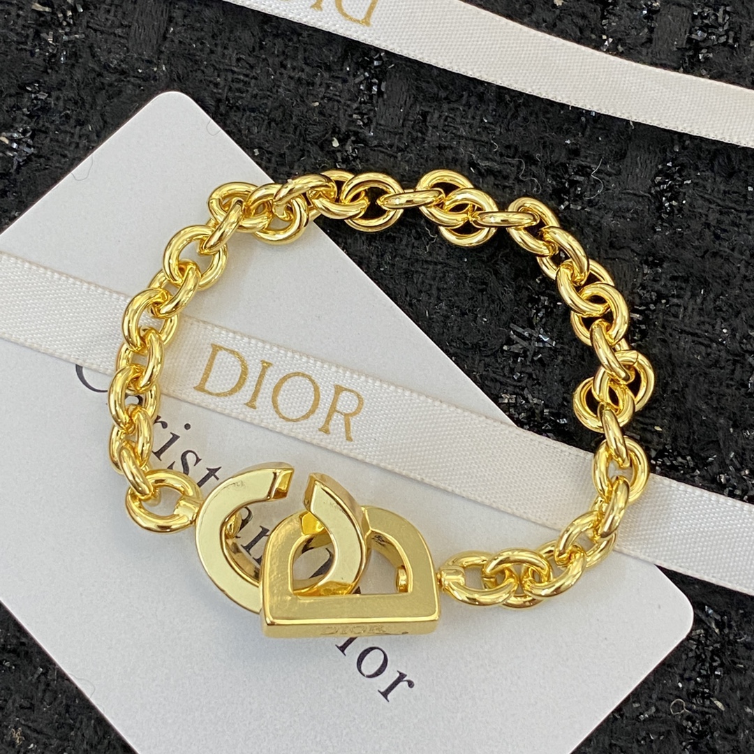 Dior Designer Stereoscopic Alphabet Chain Bracelet High Quality Bracelet Fashionable Luxury Jewelry For Women's Men Classic Luxury Wedding Party Accessories Valentines Day Christmas Birthday Gift