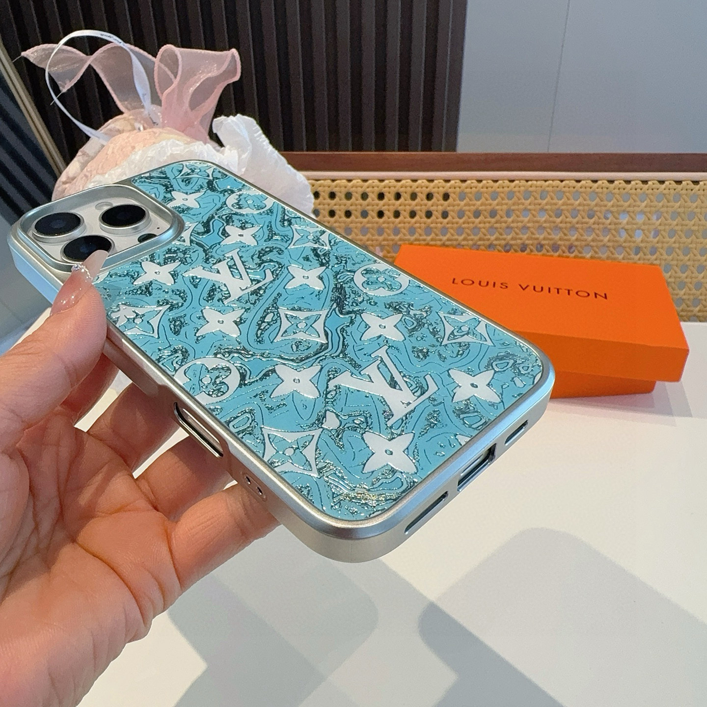 LV Designers All Inclusive Phone Case Electroplated Glass Magnetic Phone Case Letter Pattern Back Cover Designer Case Luxury Mobile Shel For Iphone:14 15 16 17 Iphone 14 15 16 17 Pro Iphone 14 15 16 17  Pro Max