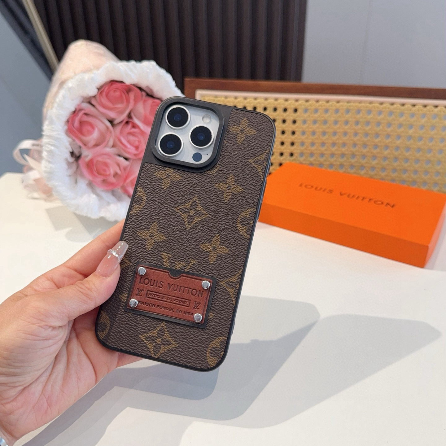 LV Designers Phone Case Classic All Inclusive Vintage Phone Case Back Cover Designer Case Luxury Mobile Shel For Iphone:13 14 15 16 17 Iphone 13 14 15 16 17 Pro Iphone 13 14 15 16 17 Pro Max