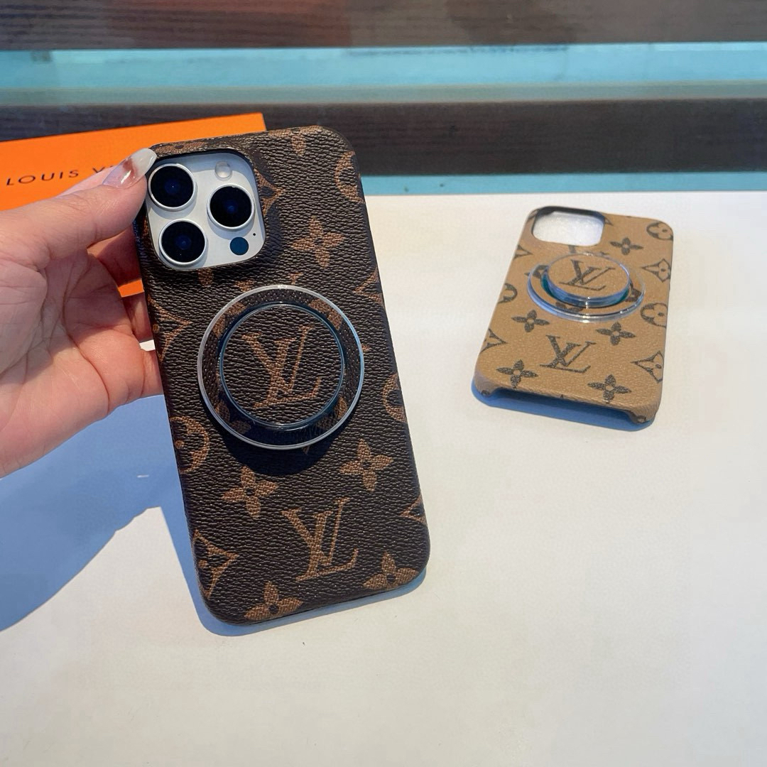 LV Designers Phone Case Classic Vintage Phone Case With Strong Magnetic Attraction And Logo Holder Back Cover Designer Case Luxury Mobile Shel For Iphone:13 14 15 16 17 Iphone 13 14 15 16 17 Pro Iphone 13 14 15 16 17 Pro Max
