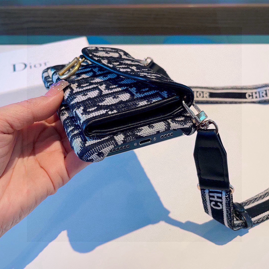 Dior Designers Phone Case Card Bag Phone Case Can Be Used As A Bracket Paired With The Same Shoulder Strap Crossbody Phone Case Iphone:13 14 15 16 17 Iphone 13 14 15 16 17 Pro Iphone 13 14 15 16 17 Pro Max