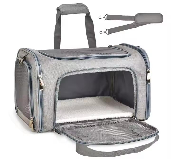 Pet Carrier for Small Medium Cats Dogs Airline Approved Small Dog Carrier Soft Sided Collapsible Puppy Carrier