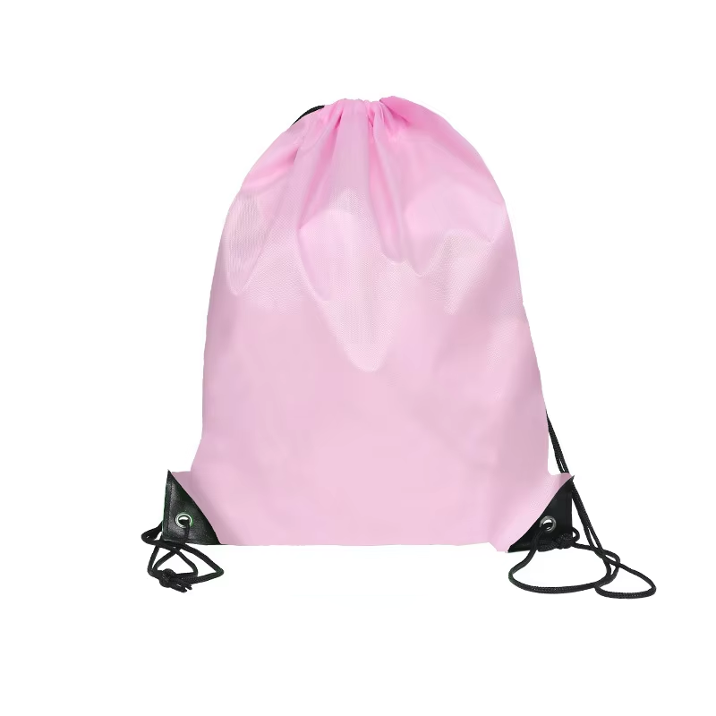 Draw String Sports Bags Gym Cinch Sack Nylon String Backpack Plain Sport Bag Drawstring Party