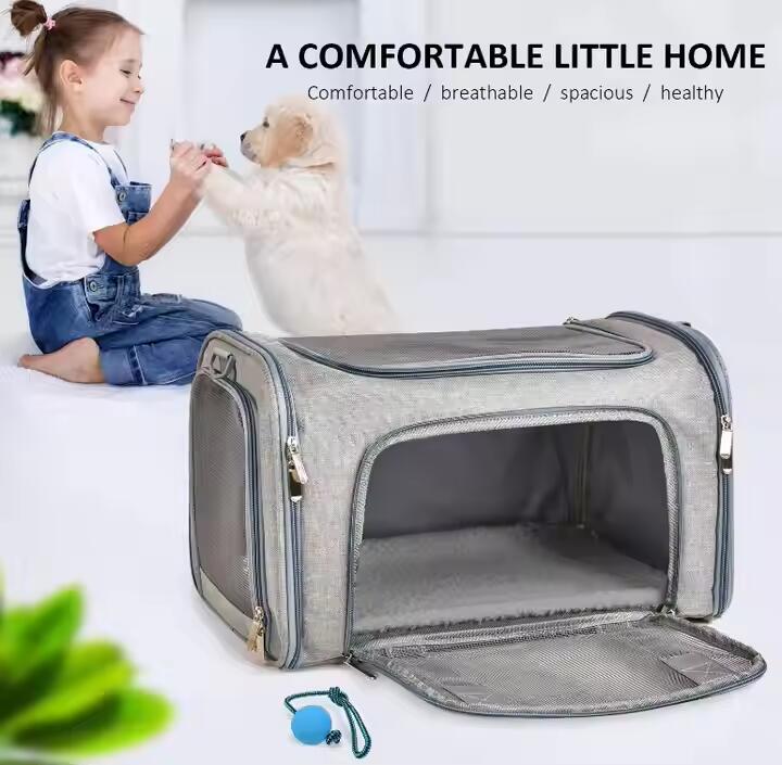 Pet Carrier for Small Medium Cats Dogs Airline Approved Small Dog Carrier Soft Sided Collapsible Puppy Carrier