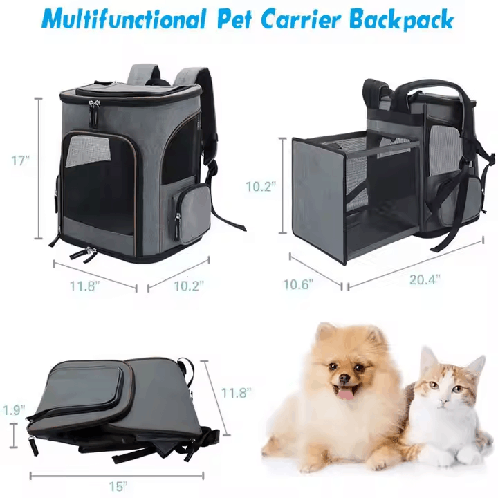 Dog Carrier Small Medium Cats Bags Waterproof Puppy Carrier Rabbit Travel Bag Breathable Pet's Travel Carrier