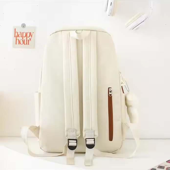 New Style Shoulder Bag Pencil Bag Backpack Junior High School Students School Bag Cute Backpack